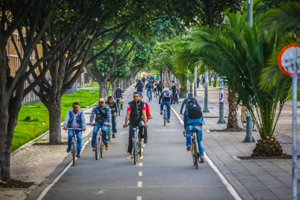 Cycleway Sundays Bogota colombia