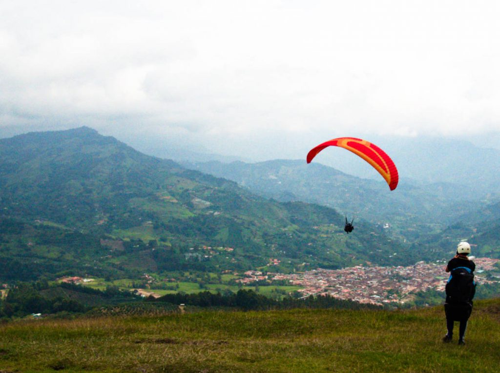 best things to do in Jardin Colombia paragliding